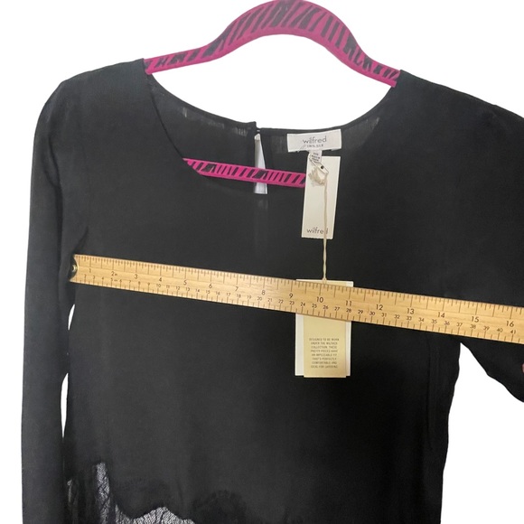 NWT WILFRED Black Blouse - Picture 8 of 9
